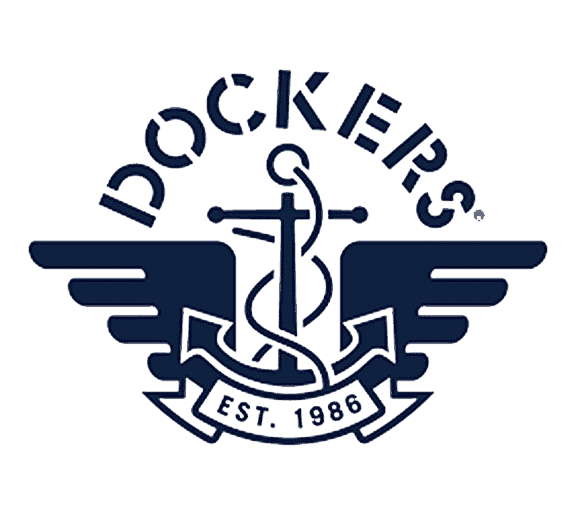 Dockers logo - Dockers has been having their printing done by Platon Graphics