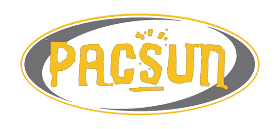 PacSun logo - PacSun has started having their graphics done by Platon Graphics