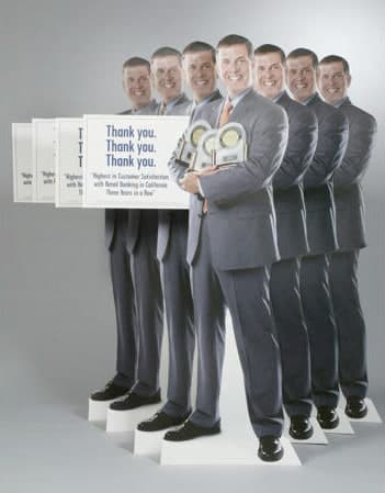 Cut out graphics These cut out graphics can really draw attention at your trade shows