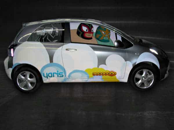 Gamespot vehicle wrap Gamespot hired Platon Graphics for their vehicle wraps