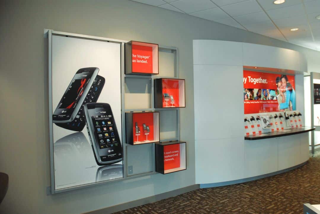 Retail Signage in a Phone Store