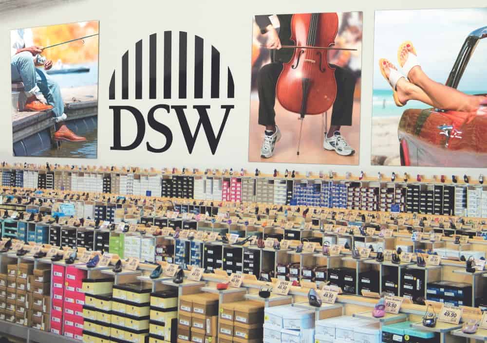 DSW_Mural a store filled with lots of different items.