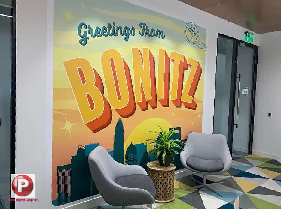Extra Large Wall Wraps For Galleries In Los Angeles