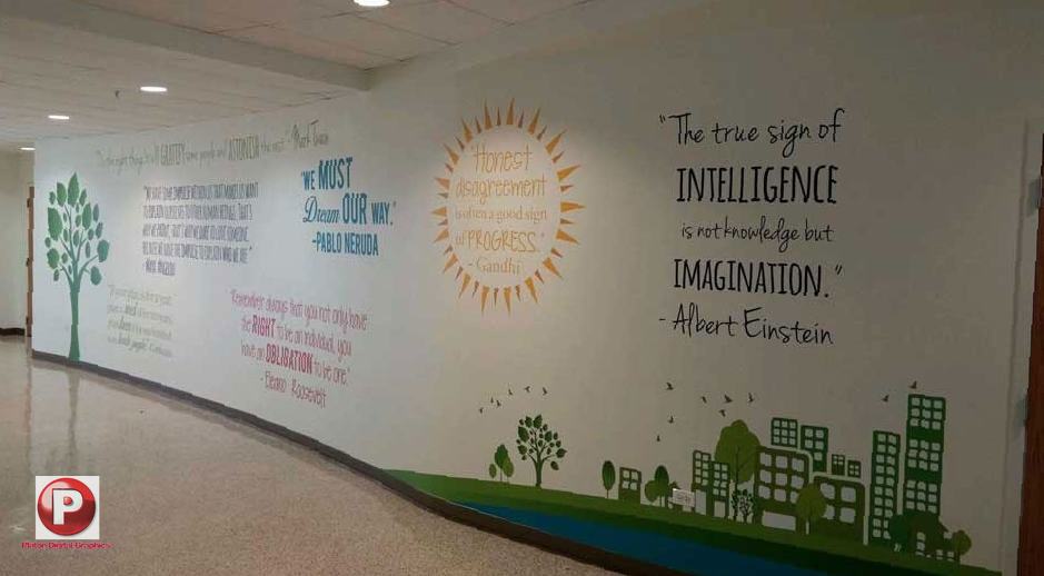 Hallway Wall Vinyl Wraps In Los Angeles