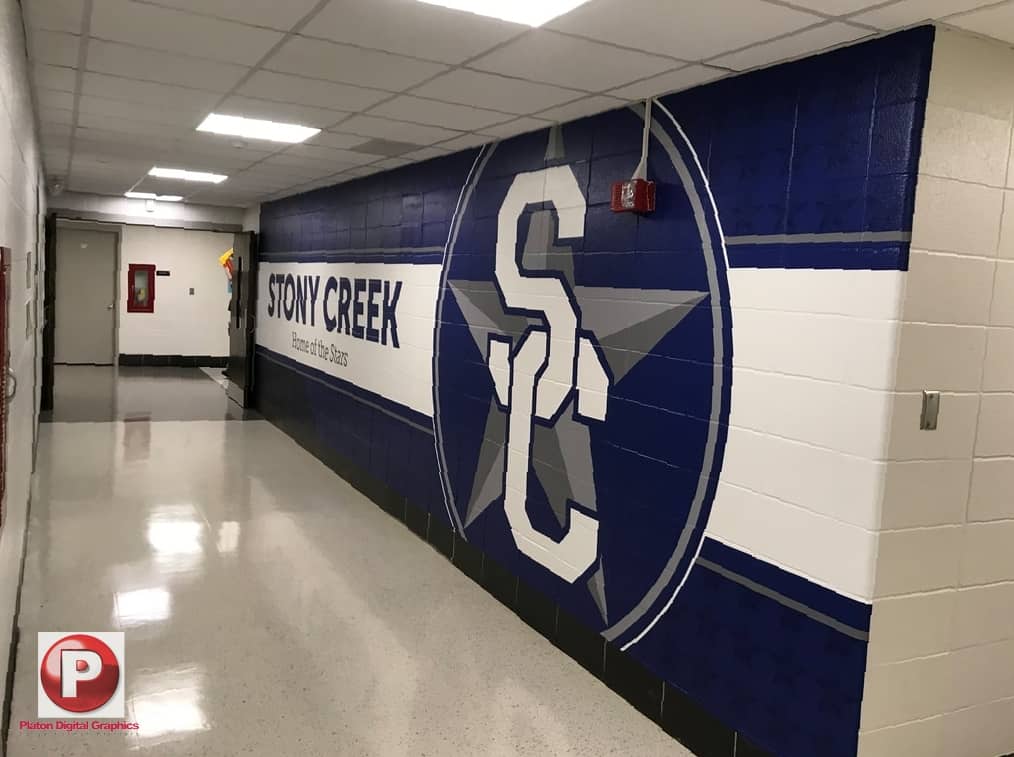 Los Angeles Middle School Wall Vinyl Wraps