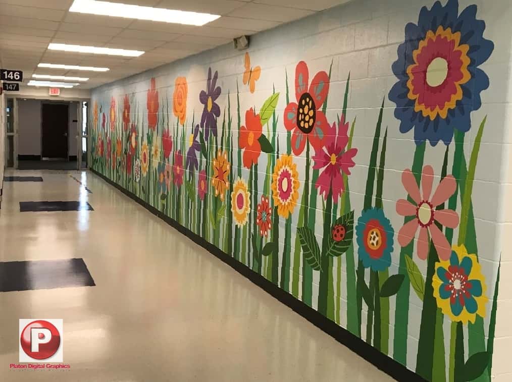 Los Angeles School Wall Vinyl Wraps