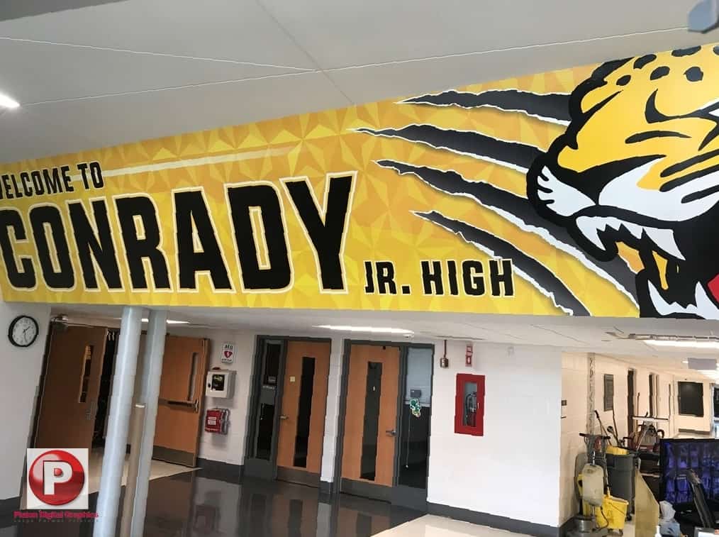 Los Angeles Wall Wrap Vinyl For Walls, Columns, Escalators, Elevator Doors, Entrance Windows, Floor Graphics, Table Tops, Bulkheads, Glass Railings