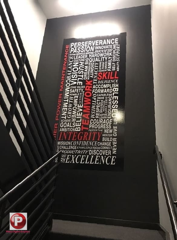 Motel Office Wall Branding
