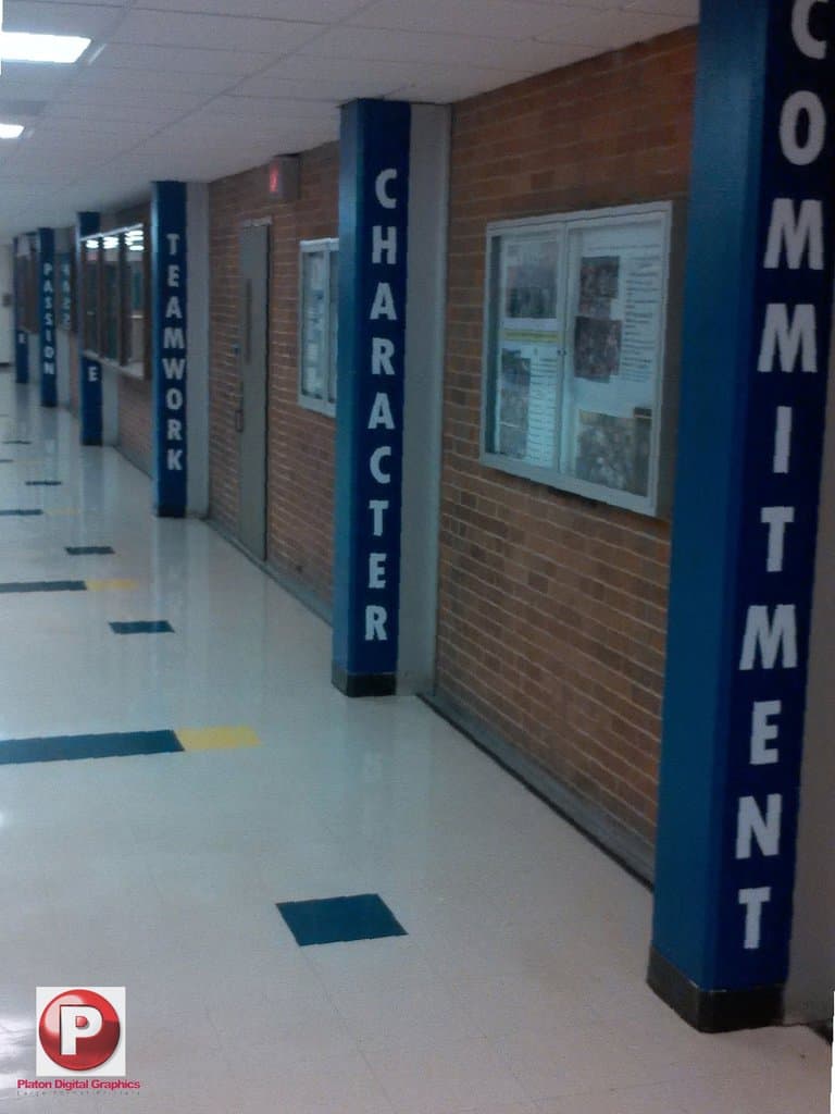 School Wall Vinyl Wraps In La