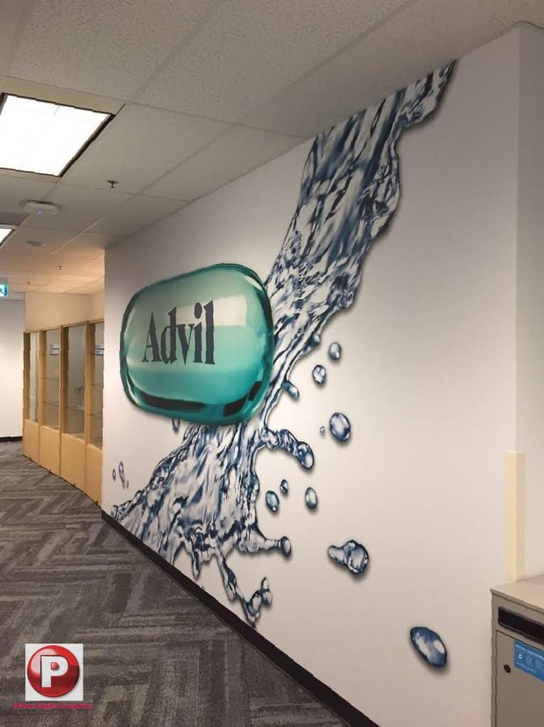 Showroom Interior Vinyl Wall Branding