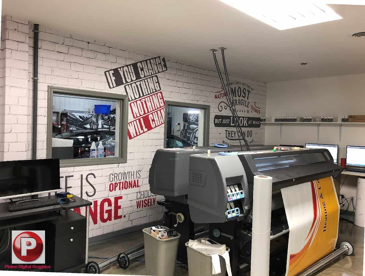 Showroom Vinyl Wall Wraps