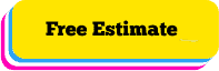 A rectangular button with rounded edges features the text "Free Estimate" in bold black font. The background is yellow, with layered borders in white, cyan, and magenta underneath, giving a vibrant, multi-colored edge effect. A rectangular button with rounded edges features the text "Free Estimate" in bold black font. The background is yellow, with layered borders in white, cyan, and magenta underneath, giving a vibrant, multi-colored edge effect.