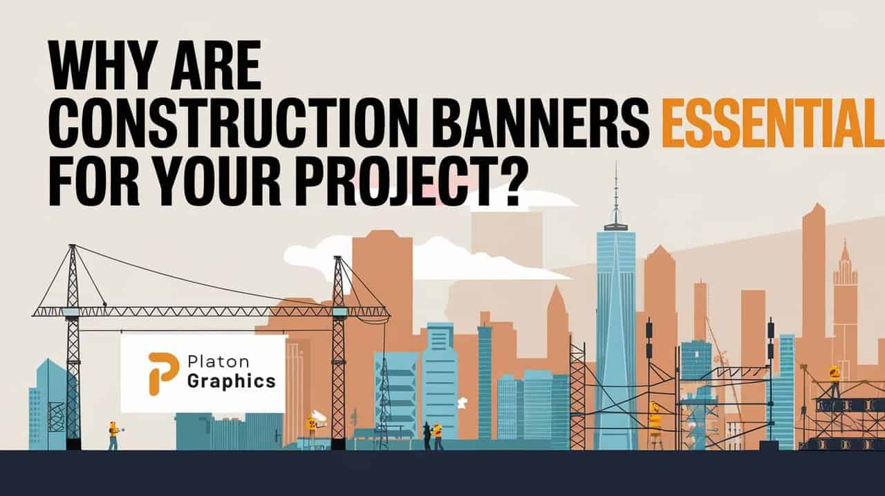 Construction banner highlighting the importance of effective communication and safety in construction projects.